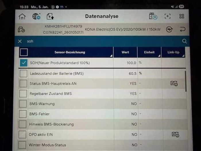 Hyundai Kona EV Advantage +Fahrradträger inkl. +SOH 95%+