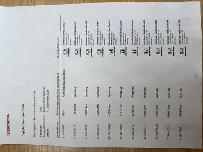 Honda Jazz 1.4 i-VTEC Comfort +1. Hand+Scheckheft+WR+