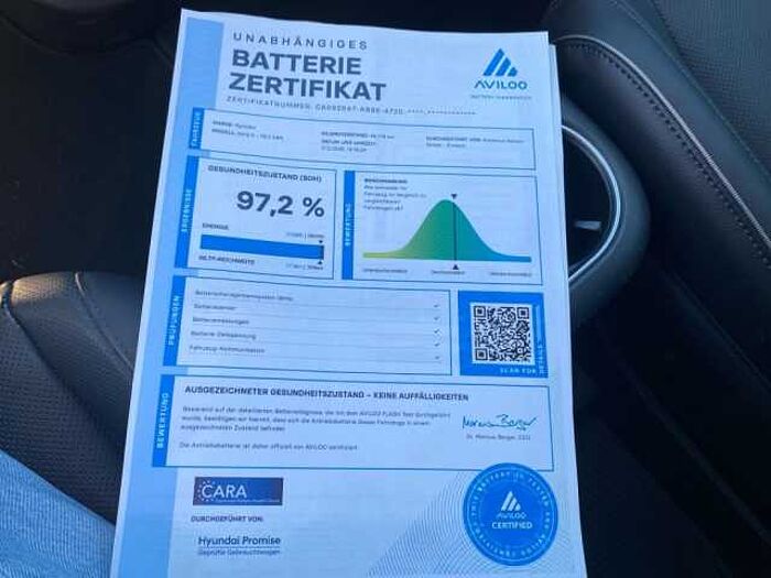 Hyundai IONIQ 5 58 kWh Uniq SOH Zertifikat 97,2%